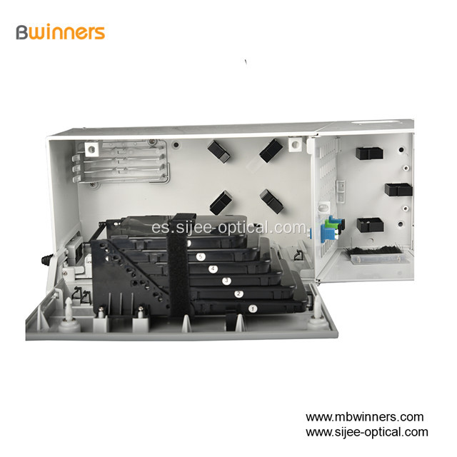 Caja de terminación de fibra óptica de gabinete de múltiples operadores de 48 núcleos