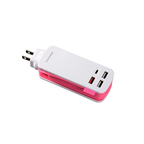 محول السفر OEM 4 منفذ USB نوع C