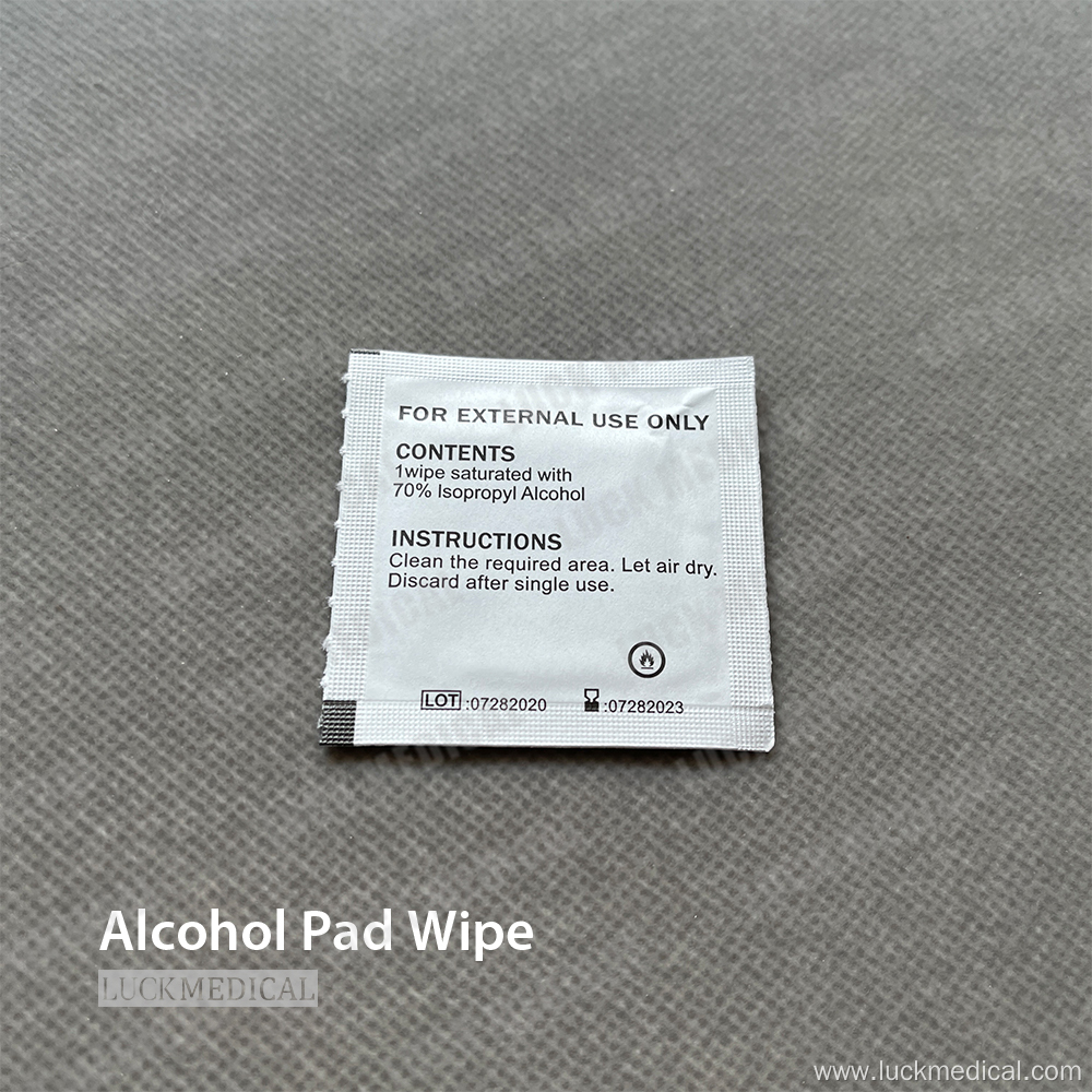 Disposable Antiseptic Isopropyl Alcohol Pad