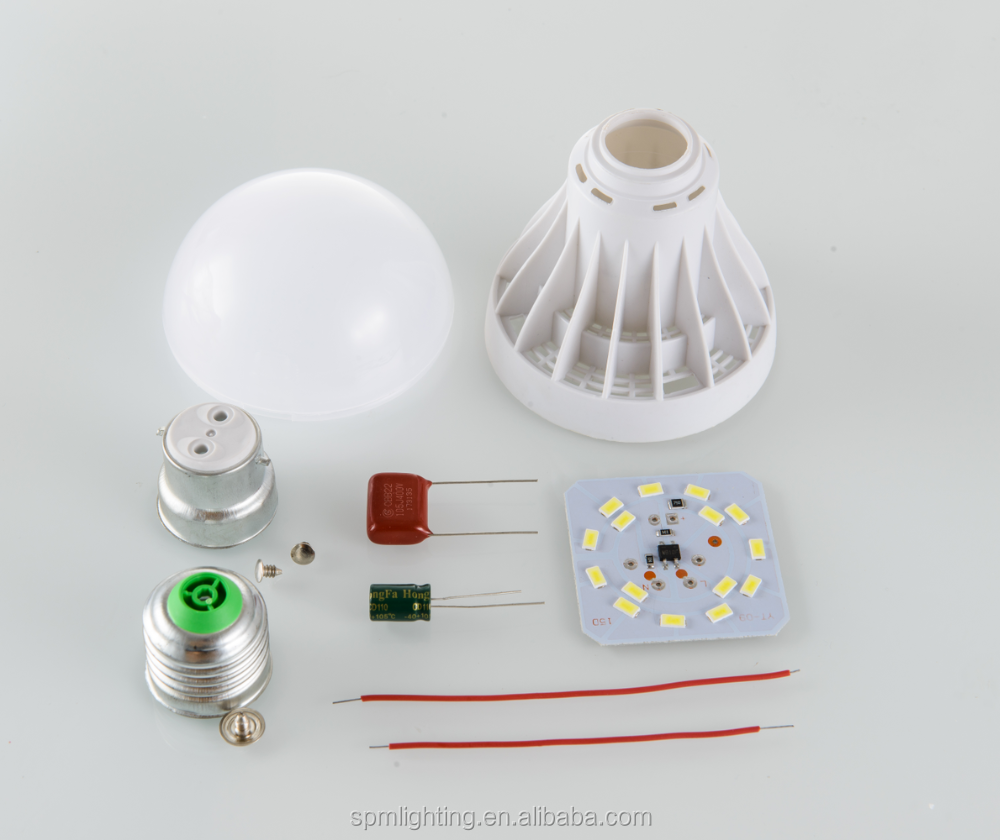 New design mini panel round recess ip44 skd parts 3 5 7 9 12 w led bulb