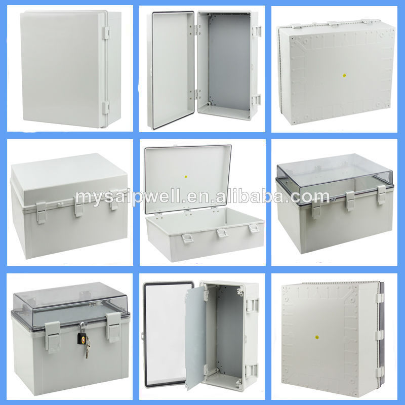 SAIP/SAIPWELL Draw Latch Type 350*460*180mm Color IP65 ABS Electrical Outdoor Plastic Enclosure Box