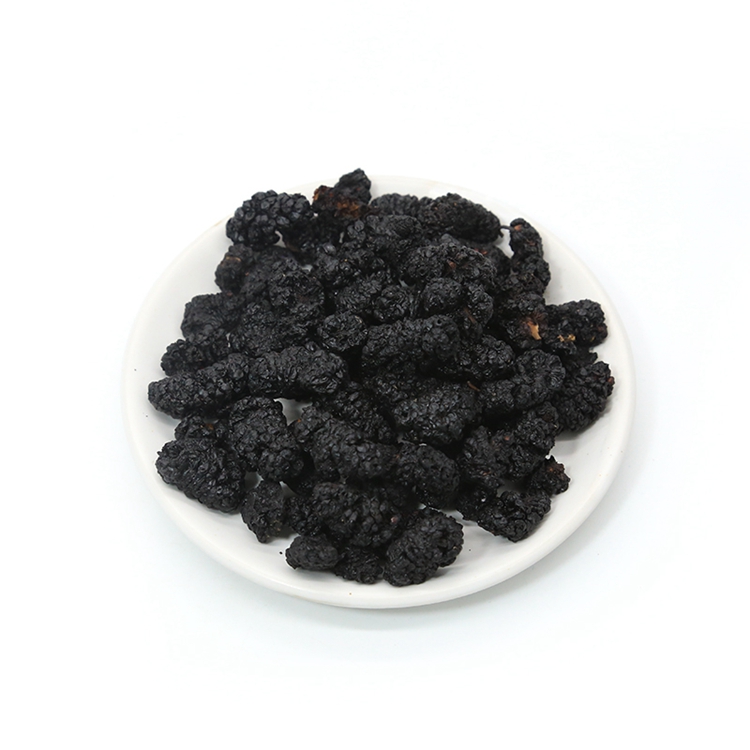 Export Wholesale Price Organic Dried Fruit Black Mulberry Health Fruit