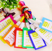 student id card holder hard plastic name tag holder