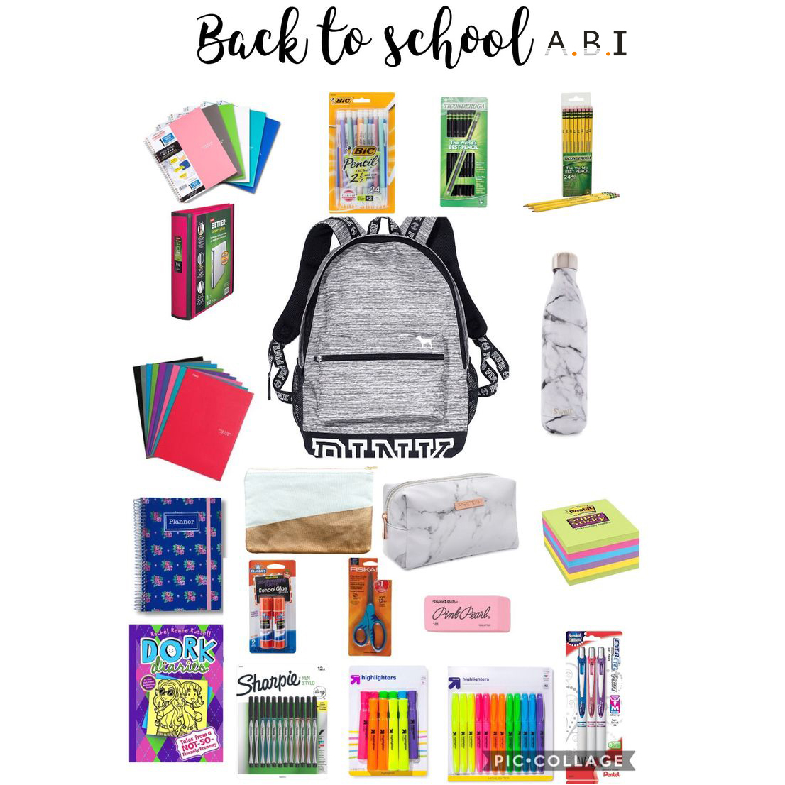 back to school kit student basic simply cheap backpack school bag