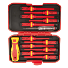 13-Piece Insulated Magnetic Screwdriver Set