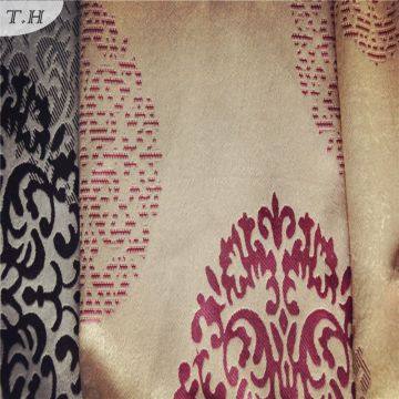 2016 Tissu 100% polyester en tricot utilisé pour rideaux spécialement avec motif élégant (FBC30003)