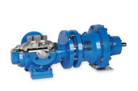 Single-stage closed liquid pump