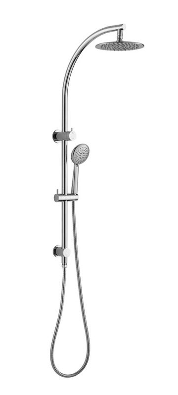 Chrome Bending Shower Column Suit