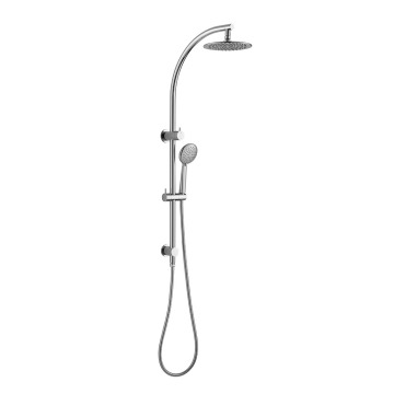 Chrome Bending Shower Column Suit