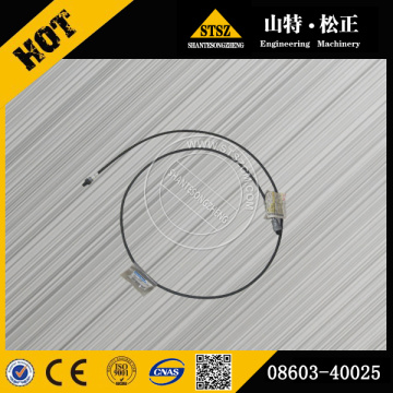 Części ładowacza koła WA380-3 Kabel 08603-40025