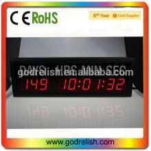 Godrelish 1.5" Red Led Countdown Timer 9 digital Wall Clock Timer