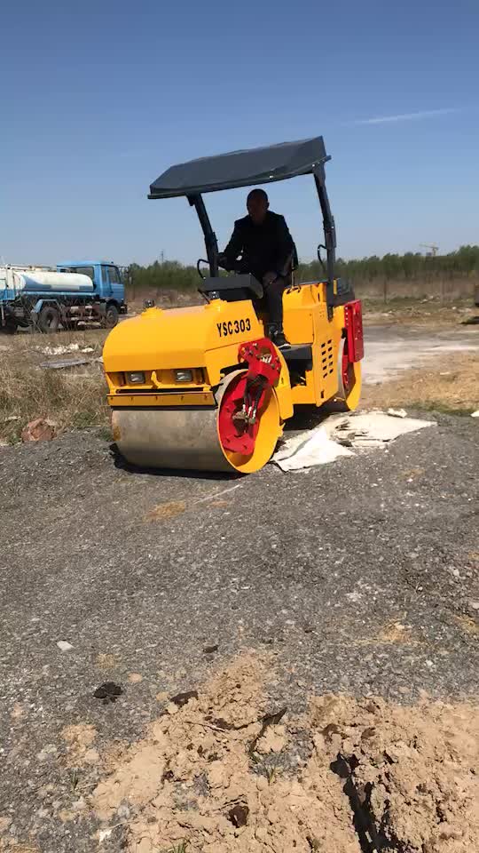 Vibración mecánica 3ton 4ton Road Roller