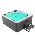Salt Water Soaking Tubs 6 Seats Portable Acrylic Massage Outdoor Whirlpool Spa