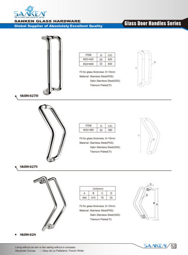 SANKEN Glass Door Handles Series