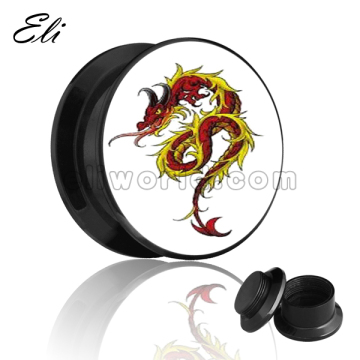 Wicked Dragon Logo Ear Plug Piercing Jewellery