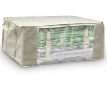 non-woven poly bag( 1 canvas Outer Cover/non-woven fabric cover + 1 vacuum storage bag)