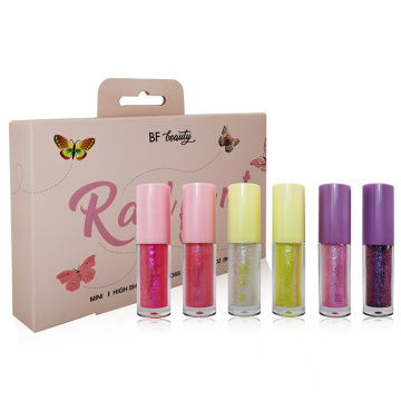 Conjunto de mini brilho labial Lipgloss OEM personalizado lipgloss