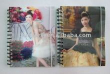 paper notebook with 3D cover