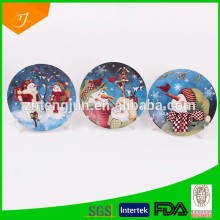 High Quality Ceramic Plate With Christmas Design,Fruit And Cake Ceramic Plate