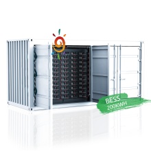 100KW PCS Hybrid Inverter with 200KWH BESS Cabinet Lithium Battery Energy Storage System