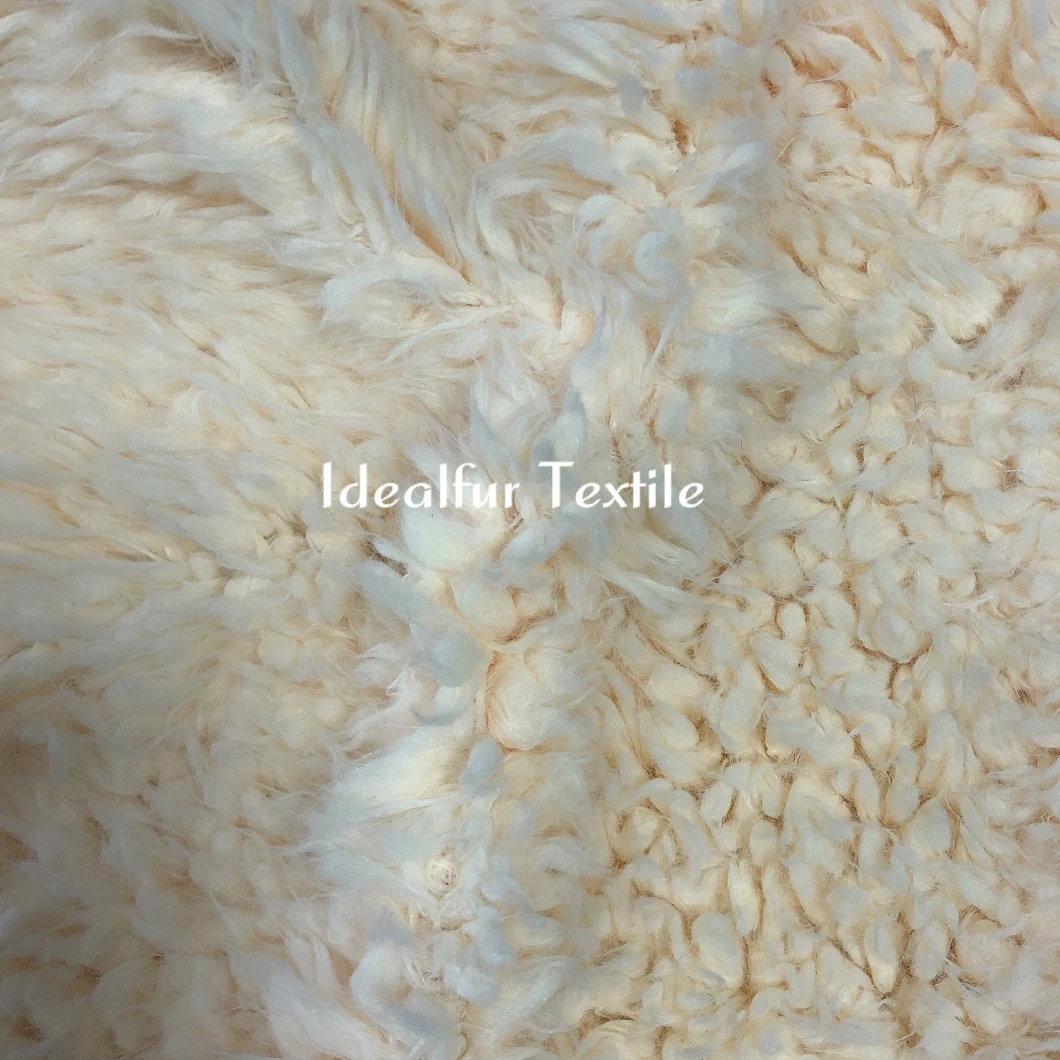 Solid Color Imitation Lambs Wool/Granules Plush/Shag Fur