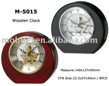 Wooden Desktop Clock (M-5015)
