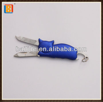 2017 Multi Functions 3 In 1 Cat Shape Pocket Kat Shape Multi Knife