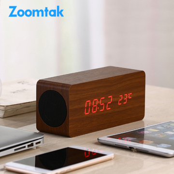 New Design Wooden Bluetooth Loudspeaker Real Wood Speakers