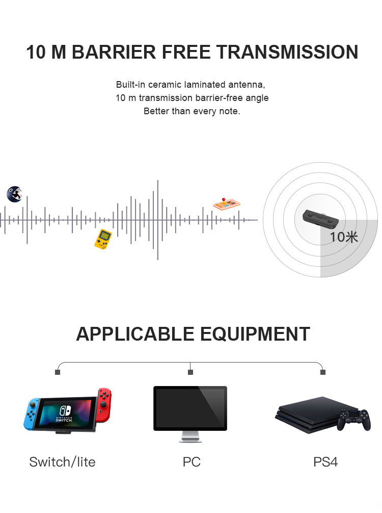 Transmitter adapter For Switch /switch Lite Transmitter adapter For Switch /switch Lite