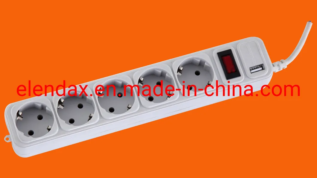 German Socket with Surge Protectors (E2005ES-B)