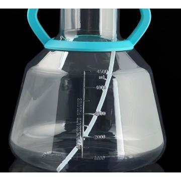 5 litros de alta eficiência Erlenmeyer Flask com tubo