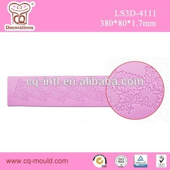 fondant silicone icing lace mat,magic decor silicone sugar lace mat