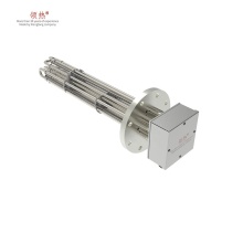 Customized Immersion Flanged Tubular Sulfuric Acid Heater - 15KW or Bespoke Options