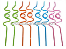 hard plastic fancy drinking straw