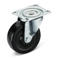 Rubber Light Black Rubber Universal Caster Wheels 2023