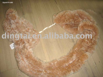 RABBIT FUR SCARF