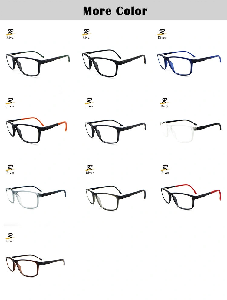 Classical Retro Square Tr Sports Optical Eyeglasses Frames