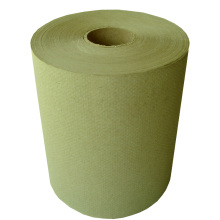 Rollos de toalla de papel reciclado marrón de alta capacidad de alta capacidad