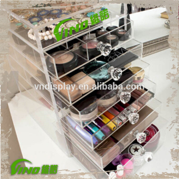 Acrylic Nail Polish Organizer Makeup Drawer Display Stand Case