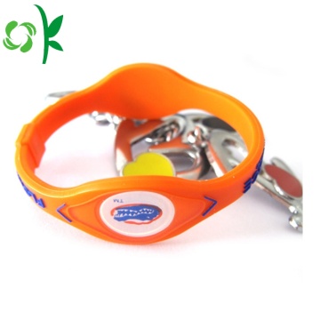 Waterproof Cool Custom Negative Ion Power Silicone Bracelet