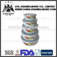 BV certificated enamel food storage bowl for bar