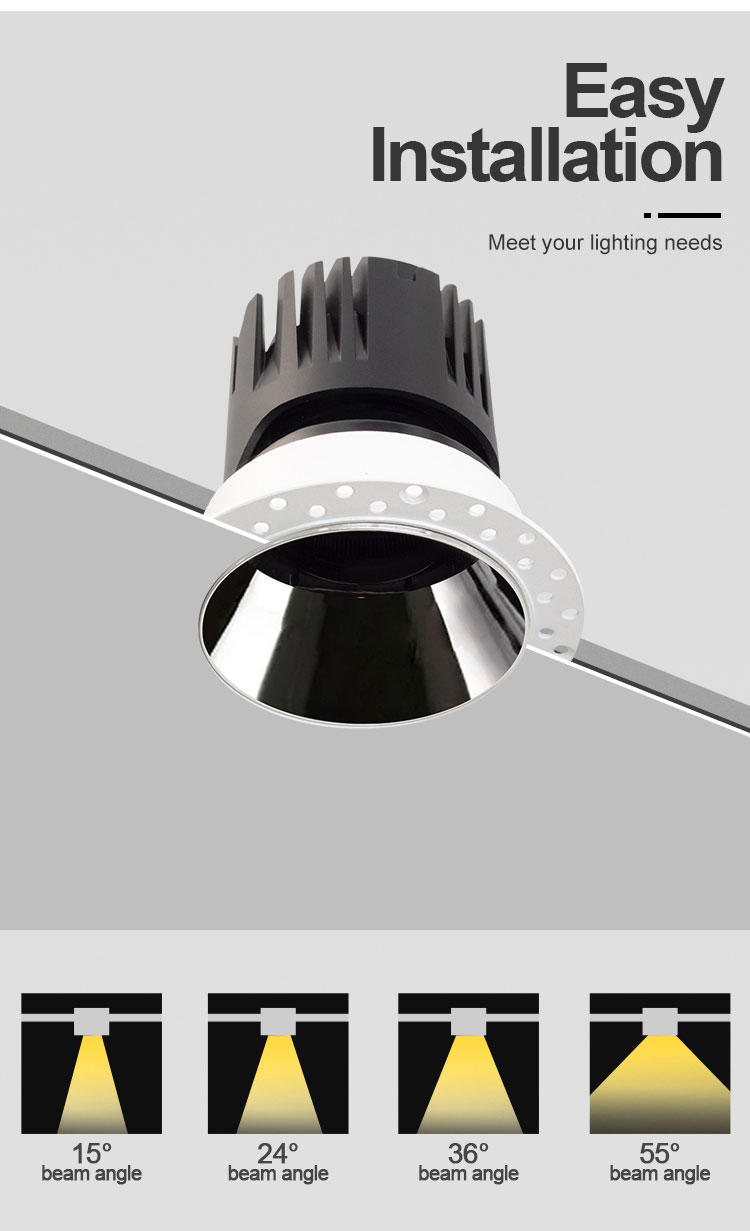 Synno Lighting Trimless Downlight Details