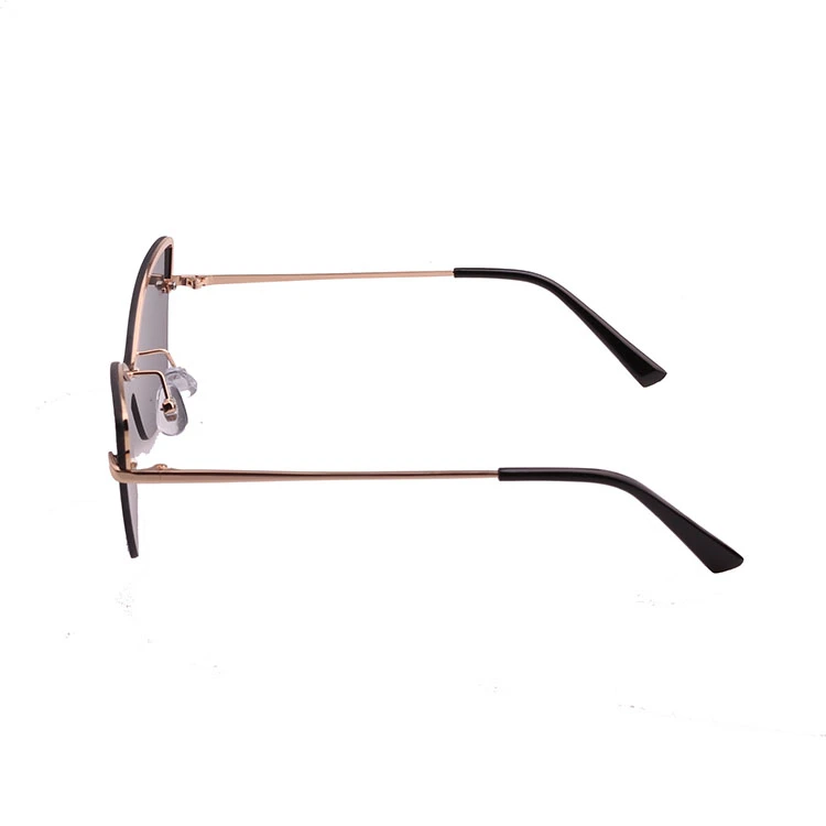 2020 Butterfly Shape Yellow Lense Metal Sunglasses
