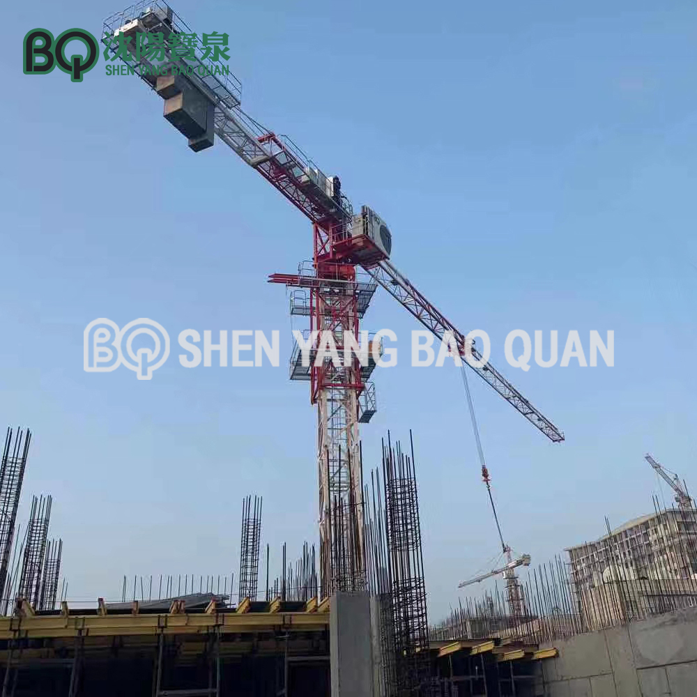 8T Topless Crane Flat Top Tower Crane