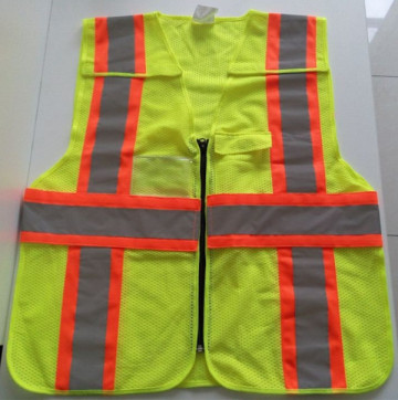 Reflective Running Multi Pocket Safety Vest