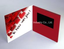 7.0 Inch Heart Video Brochure LCD Greeting Card Display