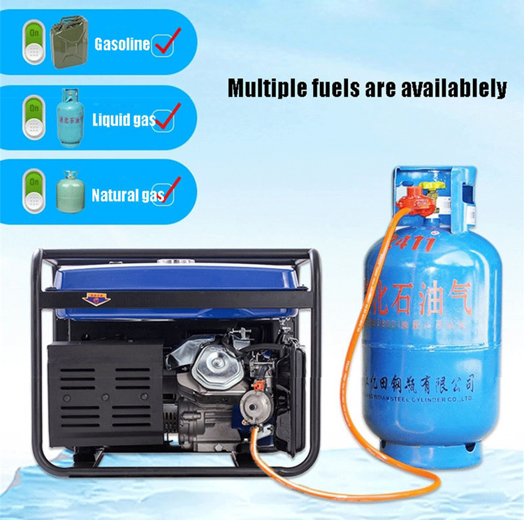 Bison 650w 220 volt Small Portable Petrol Gasoline Mini Generator 12v dc