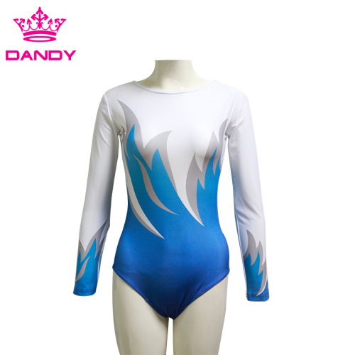 Leotard Gimnastik Tanpa Lengan Wanita