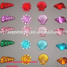 Plastic sea shell for fish tank decoration