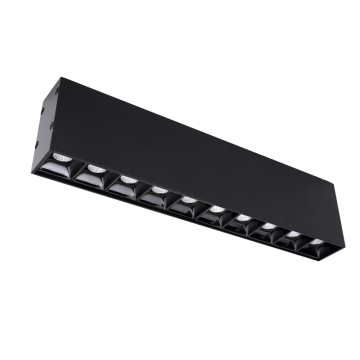 LED surface mounted grille linear light